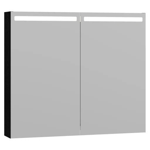 Dansani Mido+ Top spejlskab, 80x70 cm, sort