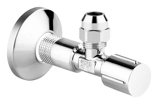 Grohe vinkelventil 1/2" med riflet gevind