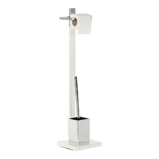 Toiletbørste DKD Home Decor Metal (18 x 18 x 78 cm)