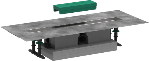 Hansgrohe uBox universal komplet indbygningsenhed, vandret, 600 mm