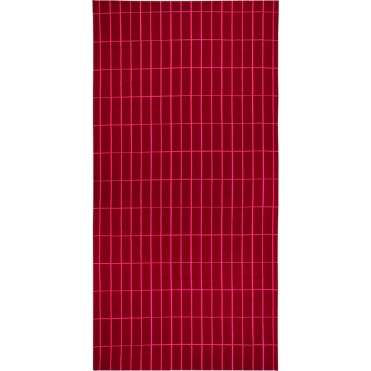 Marimekko Pieni Tiiliskivi borddug, 140x280 cm, rød/lyserød