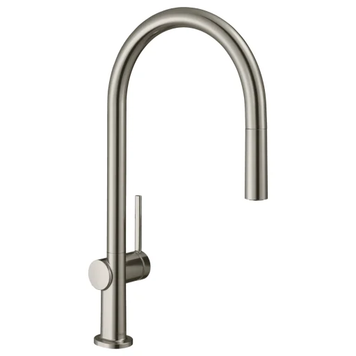 Hansgrohe Talis M54 køkkenarmatur m/udtrækstud, 1jet, C-tud, rustfri stål