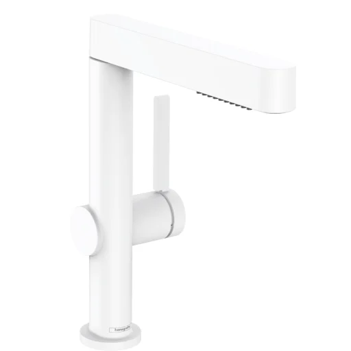 Hansgrohe Finoris 230 2jet vandhane med udtræk, mat hvid