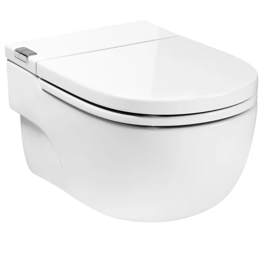 Roca Meridian In-Tank væghængt toilet, L-beslag, hvid