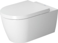 Duravit ME by Starck vægtoilet - 370x570mm u/skyllerand skjult montering HygieneGlaze