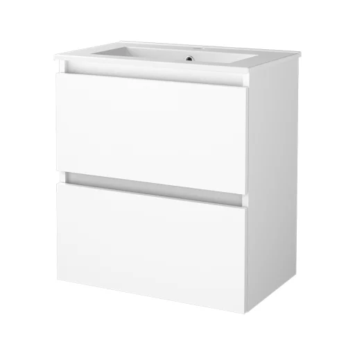 Sanibell Basicline møbelpakke 60x39 cm, hvid højglans