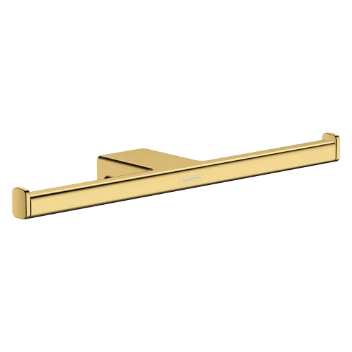 Hansgrohe AddStoris toiletpapirholder, dobbelt, poleret guld-optik
