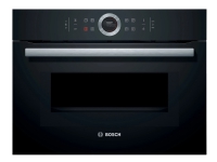 Bosch Serie | 8 CMG633BB1 - Kombinationsovn - til indbygning - bredde: 56 cm - dybde: 55 cm - højde: 45 cm - sort