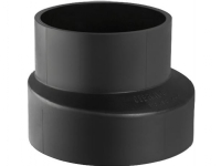 110 x 63 mm Reduktion excentrisk sort PEH Geberit