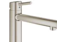 GROHE Concetto, Rustfrit stål, Dørgreb, Enkelt, Keramisk, 3,5 cm, 140°