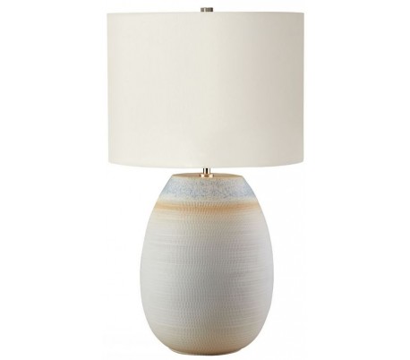 Seychelles Bordlampe H61 cm 1 x E27 - Blå/Sand/Creme