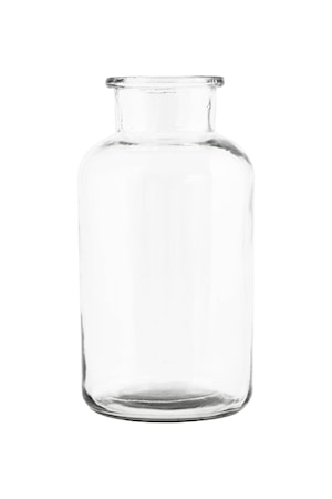 Vase Jar Ø 10x30 cm - Klar