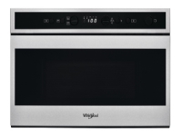 Whirlpool W6 MN840, Indbygget, Grill mikroovn, 22 L, 750 W, Berøring, Sort, Rustfrit stål