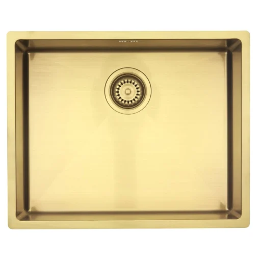 Lavabo Kubus 500 soft Køkkenvask 54x44 cm m/Kurveventil, Guld