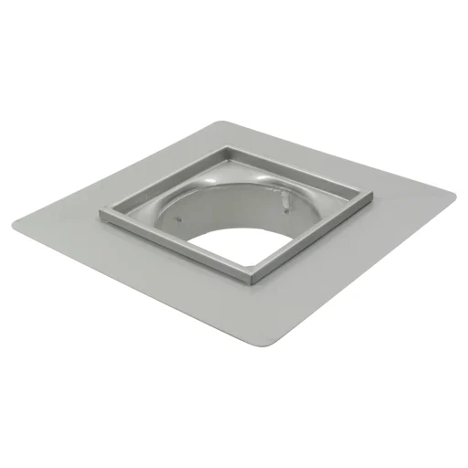 Overdel, lav-gulv: beton og fliser-ramme: 300x300 mm-syrefast