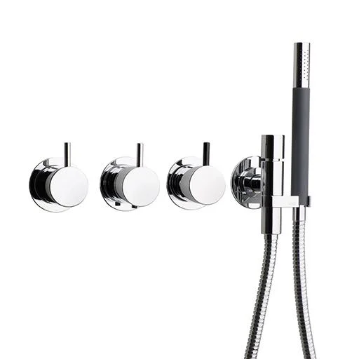 Vola 5471R brusebatteri, krom