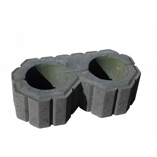RBR Super 8 Plante - 50x25x15 - Koks - Glat Støttemur
