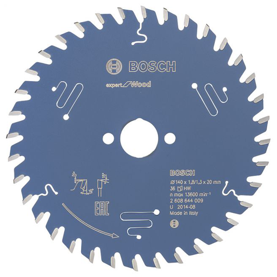 Bosch Rundsavsklinge 140x20x1.8mm 36t Exp Wood - 2608644009