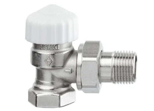 TA Calypso Exact radiatorventil 3/8", vinkelløbende (til 2-strengsanlæg)
