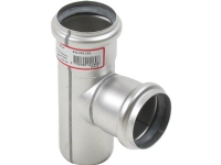 Blücher gr.rør 87.5gr.50mm - m.O-ringe RF AISI 304.Alm RF stål
