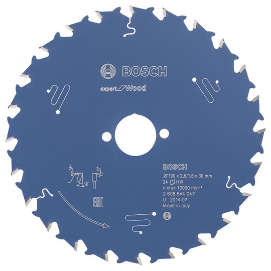 Bosch Rundsavsklinge 190x30x2.6mm 24t Exp Wood - 2608644047
