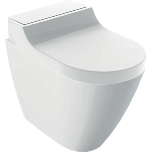 Geberit AquaClean Tuma Comfort back-to-wall douchetoilet, hvid glas