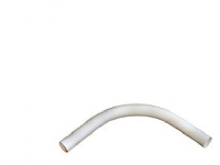 opføringsbøjn.25/29mm - 90gr. til fiksering af rør maks.20mm Hvid PVC