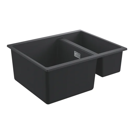 Grohe K500 kompositvask, 1,5 sammenhængende kumme, 55,5x46 cm, sort granit