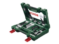 Bosch V-Line - Skruetrækker og borebitsæt - for træ, metal, sten - forsænkning, twist-bit, spadebit - 68 stykker - torx, phillips, pozidriv, hex, slot - sekspunkts - 6 mm, 8 mm, 9 mm, 10 mm, 11 mm, 13 mm