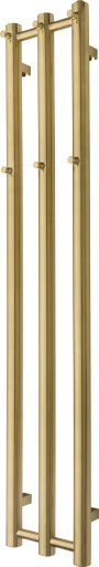 TVS Plus 3 håndklædetørrer, 140x27 cm, børstet guld