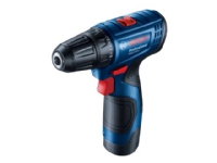 Bosch GSR Professional 120-LI - Bor/driver - ledningfri - 2-hastigheders 10 mm - 30 N·m - 2 batterier - 12 V