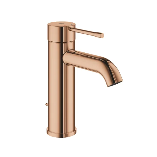 Grohe Essence S-Size håndvaskarmatur m/bundventil, poleret warm sunset