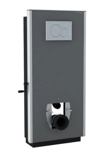Pressalit Care SELECT højdejusterbar toiletophæng 555 mm til gulvafløb, hvid