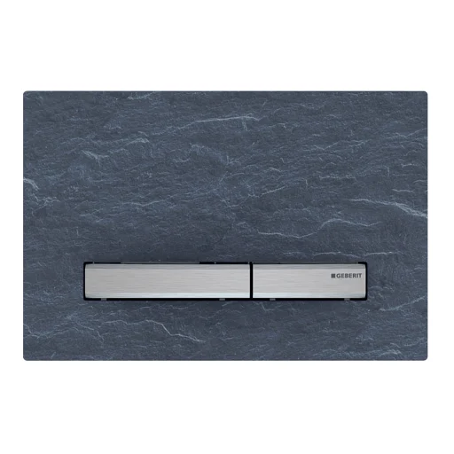 Geberit Sigma 50 betjeningsplade, mustang skifer/krom