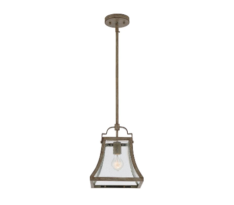 Belle Loftlampe 24 x 24 cm - Rust/Klar med dråbe effekt